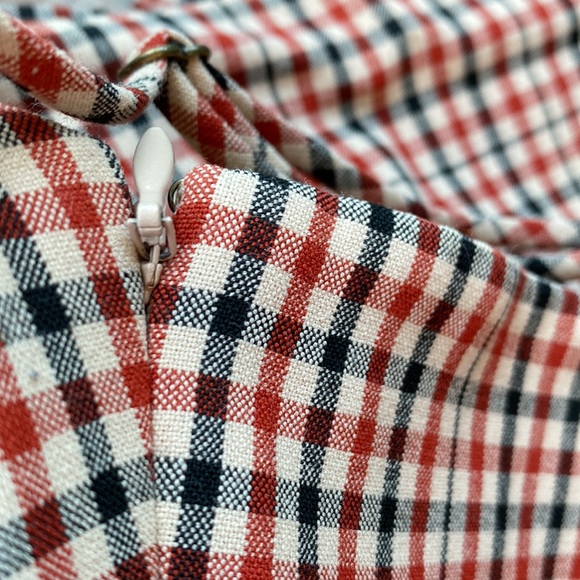 Aritzia Isabelle Plaid Checkered Mini Dress Size 0 Sz 0 - Picture 7 of 7